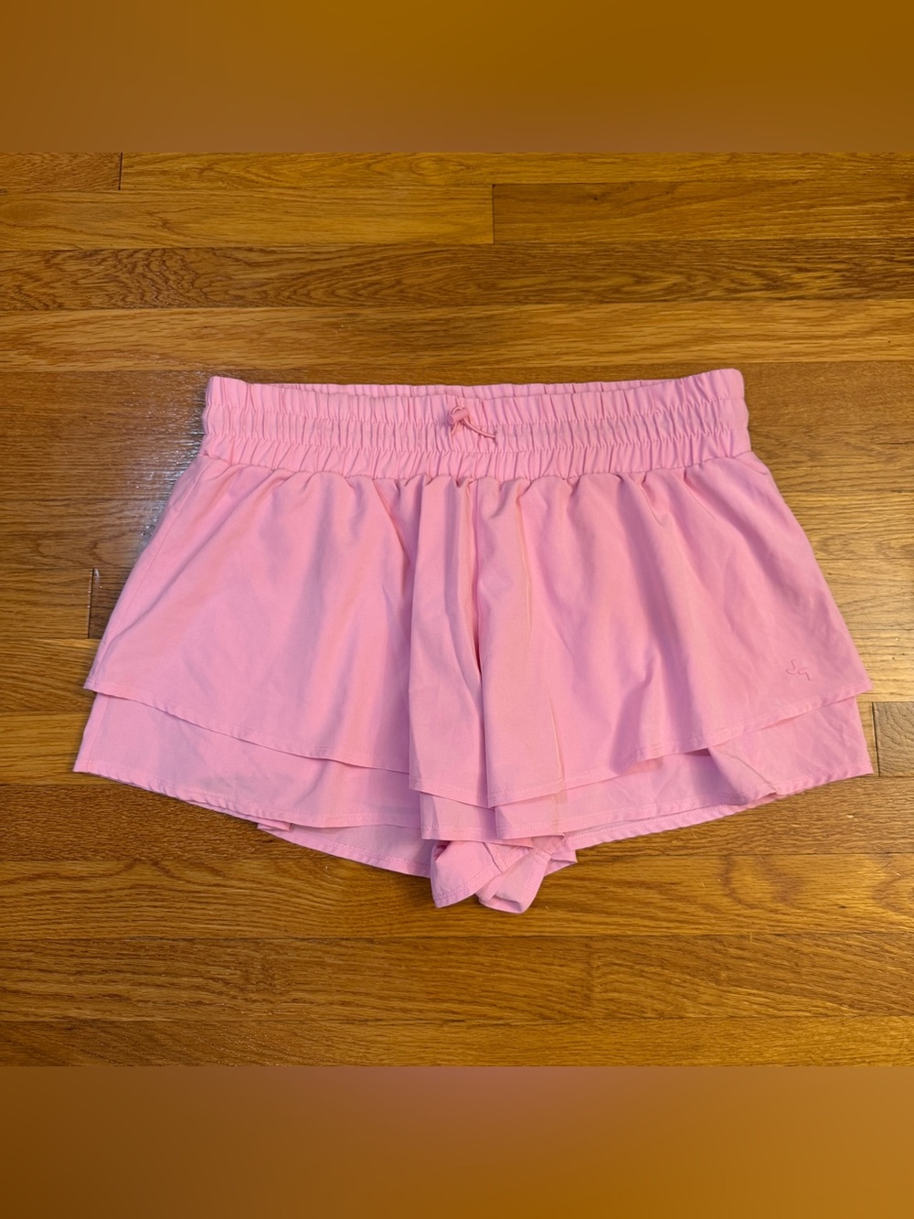 JoyLab High Rise Flowy Double Layer Shorts in Pink - Size Large Drawcord NWOT - Picture 7 of 7